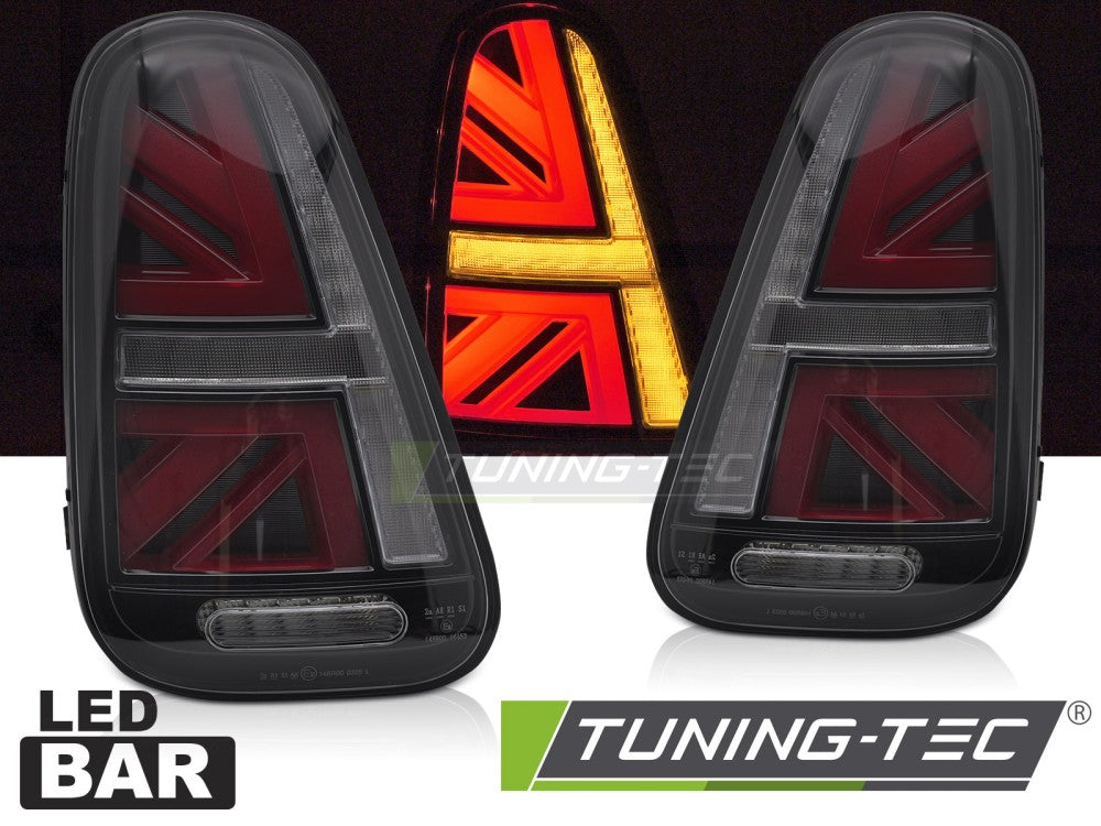 Feux arrière à LED fumés compatibles avec MINI COOPER R50 R52 R53 01-06