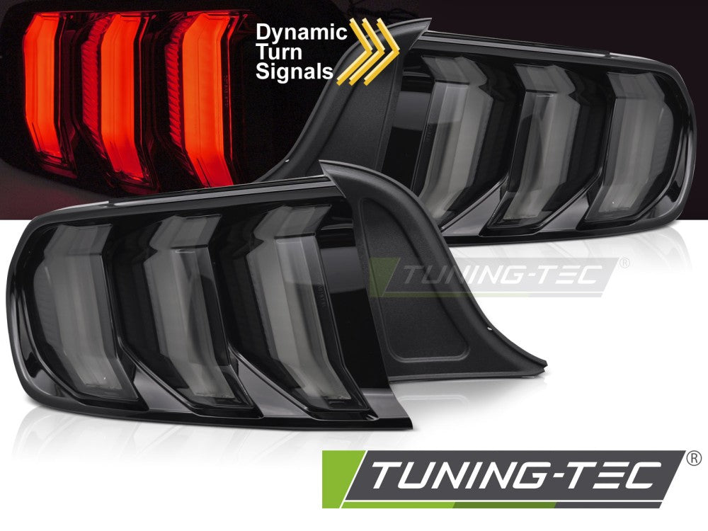 Feux arrière à LED fumés pour Ford Mustang 14-22