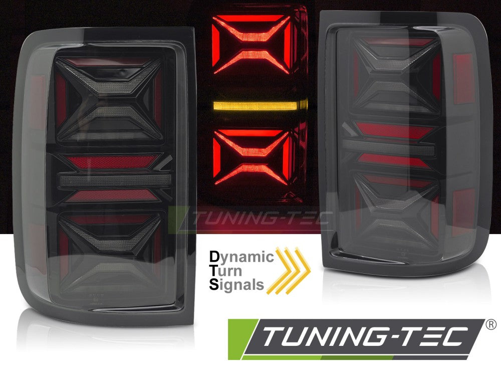 Feux arrière à LED fumés compatibles avec VW Amarok 09-22