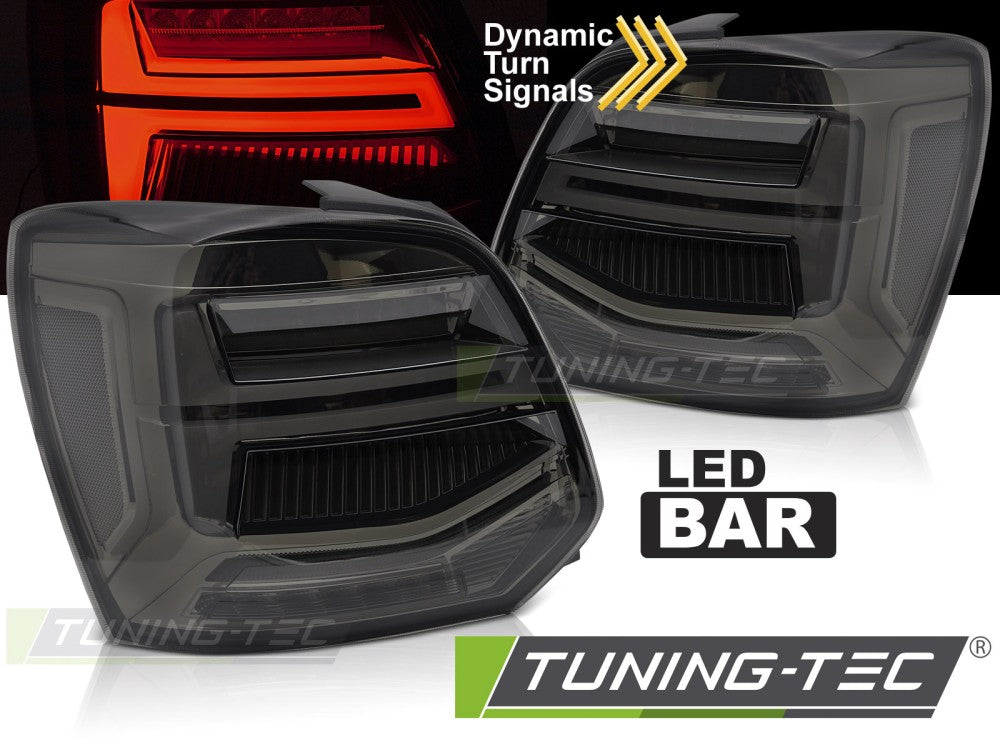Feux arrière à LED fumés, barre LED compatible VW Polo V 09-17