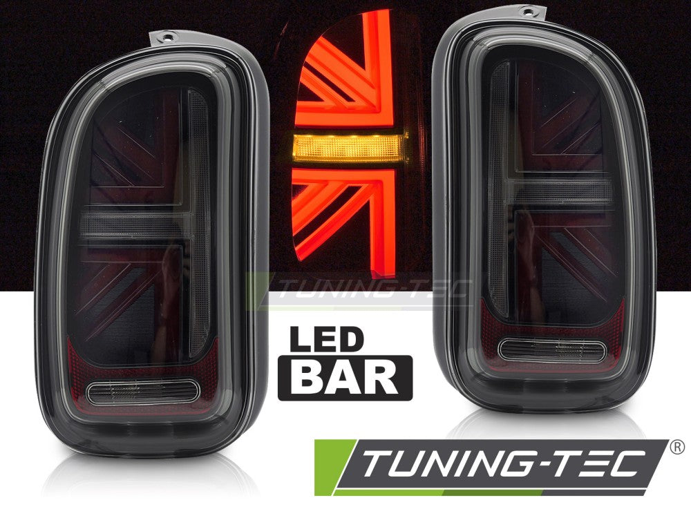 Feux arrière à LED fumés compatibles avec MINI COOPER R55 CLUBMAN 07-14
