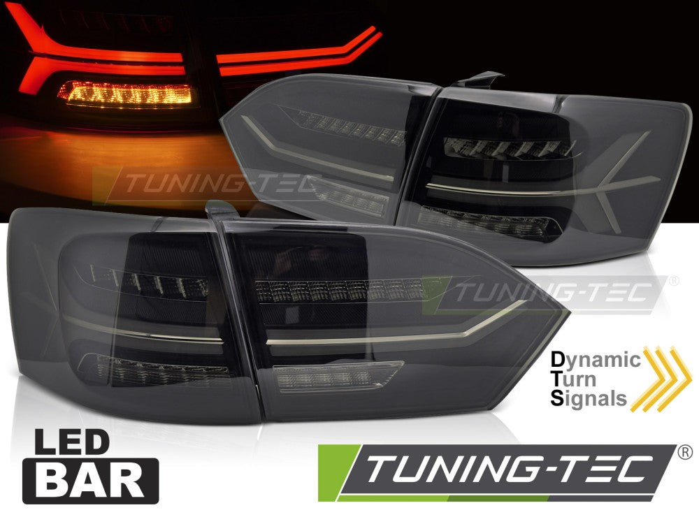 Feux arrière à LED fumés compatibles avec VW Jetta VI 11-14