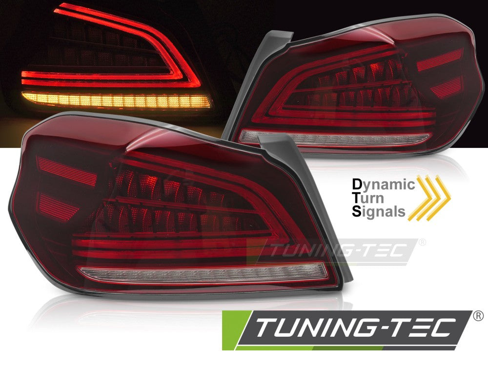 Feux arrière à LED rouges compatibles avec SUBARU WRX 14-21
