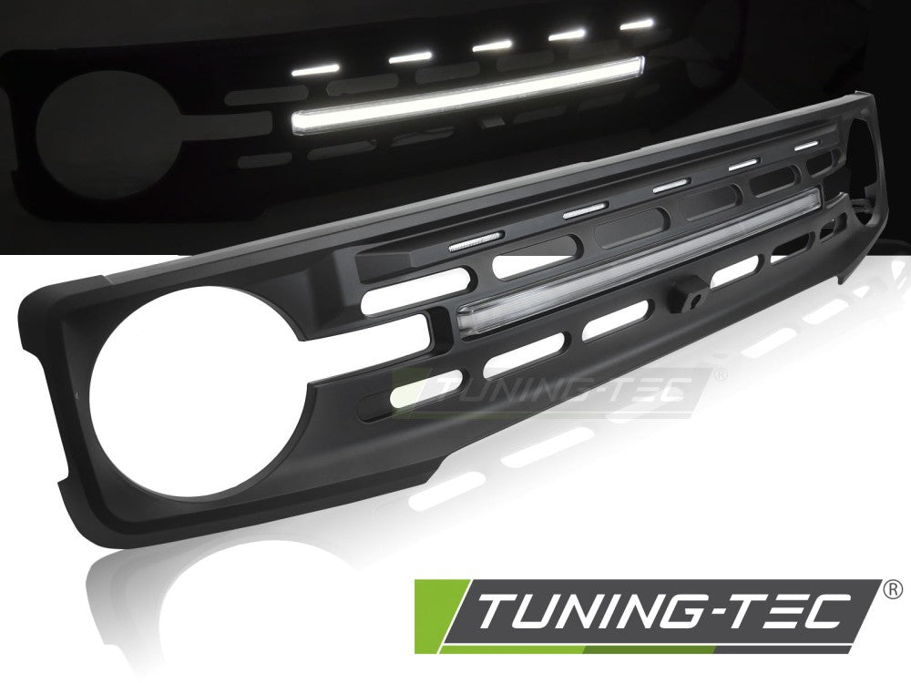 CALANDRE NOIRE avec LED compatible FORD BRONCO 21-