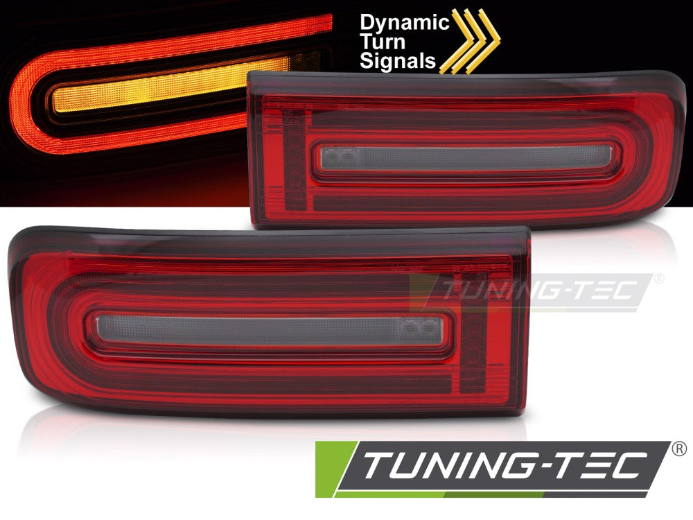 Feux arrière à LED rouges et blancs compatibles avec Mercedes W464 Classe G 18-