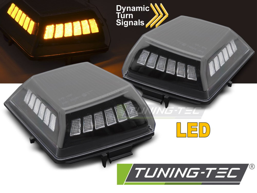 Clignotant avant à LED noir SEQ compatible avec MERCEDES G-KLASSA W464 18-