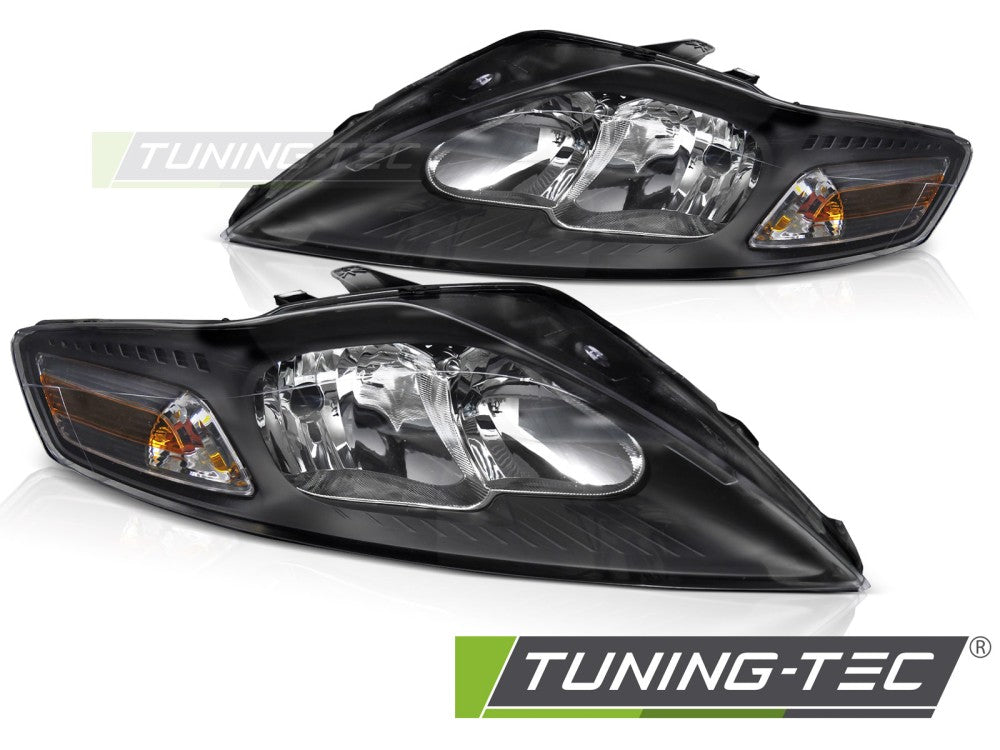 Phares noirs compatibles avec Ford Mondeo 11-14