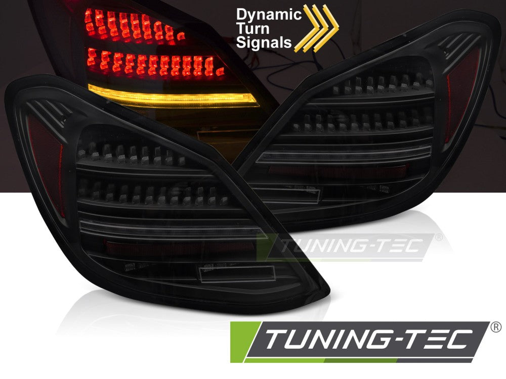 Feux arrière à LED fumés SEQ compatibles avec Mercedes Classe C W205 14-21