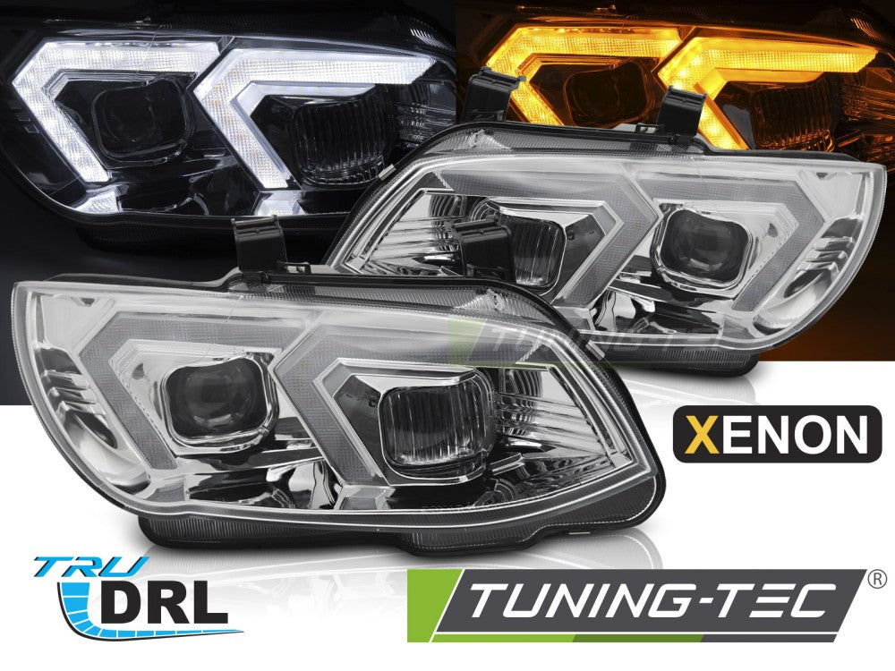 Phares xénon chromés compatibles BMW E92/E93 LCI 10-13