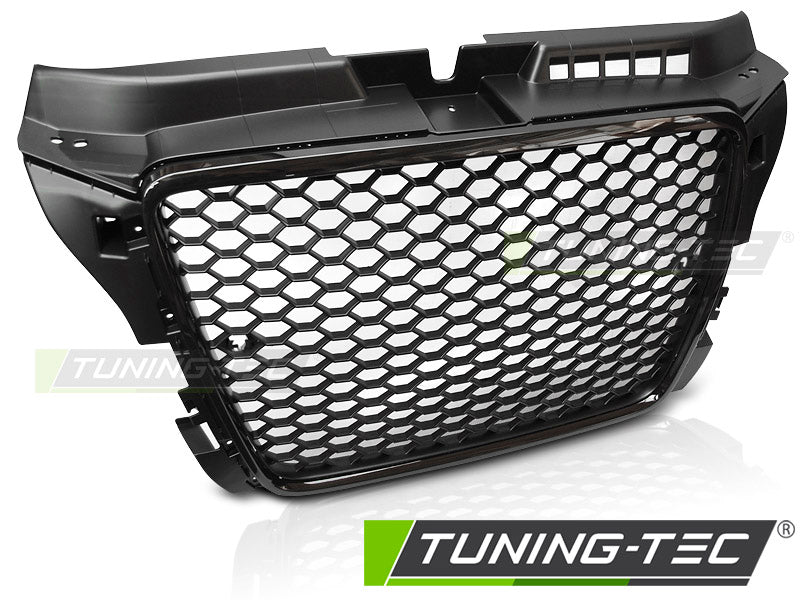 CALANDRE SPORT NOIR BRILLANT PDC compatible AUDI A3 08-12