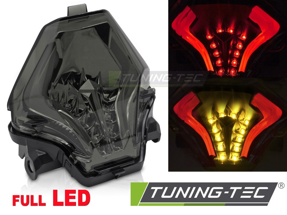 Feu arrière à LED fumé compatible avec YAMAHA YZF-R25/ R3/ MT-07 14-19