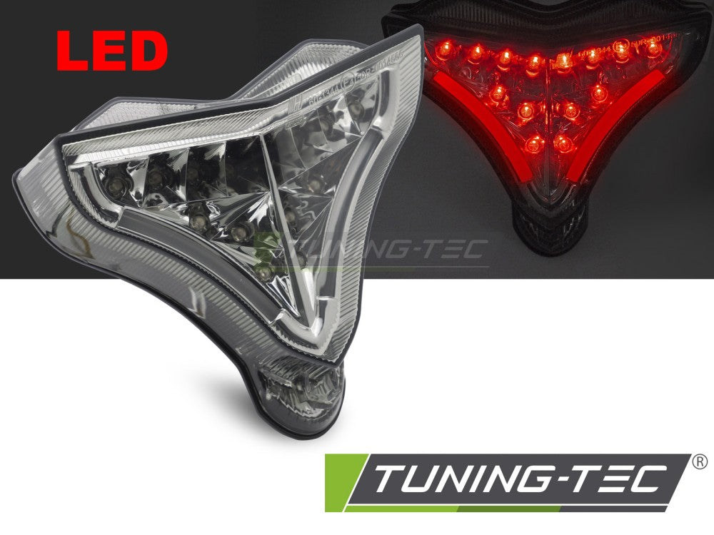 Feu arrière à LED fumé compatible avec YAMAHA YZF-R1 09-14