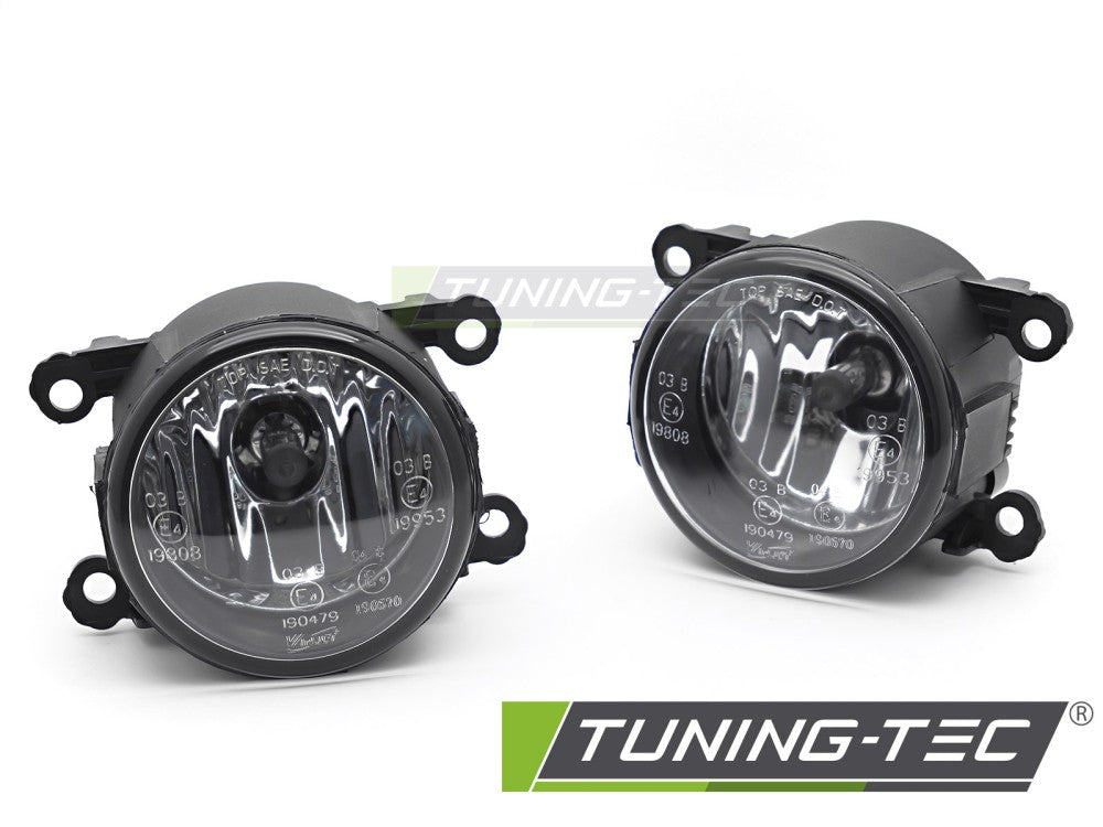 FEUX DE BROUILLARD TRANSPARENTS compatibles FORD / OPEL / RENAULT / PEUGEOT / CITROËN / DACIA / SUZUKI