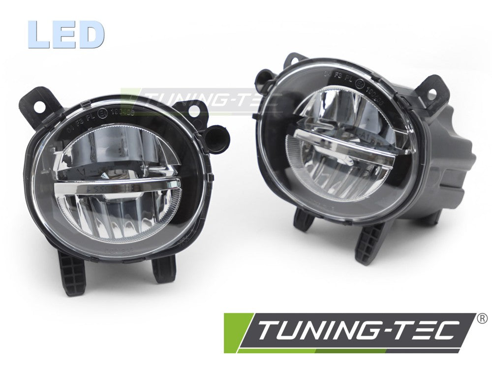 Feux antibrouillard LED transparents compatibles BMW F20 F30 LCI, F32, F34, F36