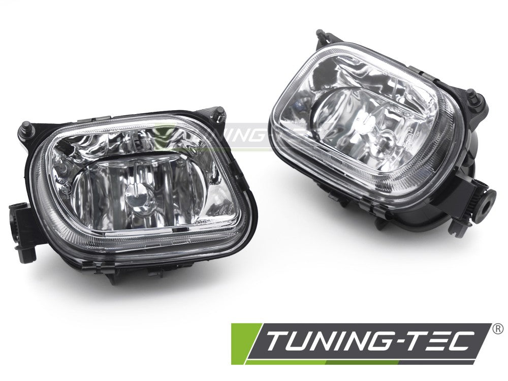 Phares antibrouillard transparents compatibles avec MERCEDES W210 95-99 / A208 99-03 / C208 97-02 / SLK R170 96-04