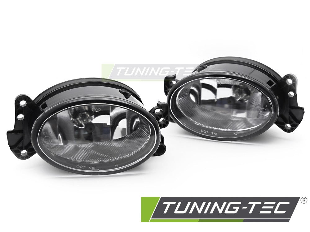 Phares antibrouillard transparents compatibles avec MERCEDES W204 / W209 / W211 W463 / W164 / R251 / W251 / X164 C219 / W204 / W169