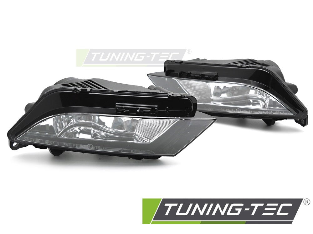 FEUX DE BROUILLARD TRANSPARENTS compatibles avec SEAT IBIZA IV 12-15 / LEON III 12-16 / TOLEDO IV 12-19