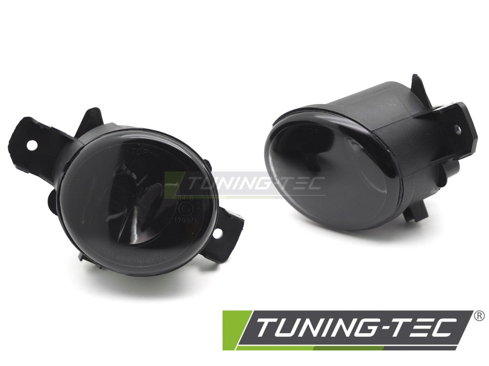 Feux antibrouillard fumés compatibles avec RENAULT CLIO 2 01-05 / CLIO 3 05-12 / ESPACE 02-12 / LAGUNA 01-05 / MASTER 10-19 / MODUS / VEL SATIS / WIND / OPEL MOVANO