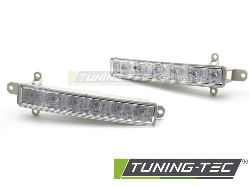 Feux antibrouillard à LED transparentes compatibles avec Peugeot 107 (2012-2014) / 108 (2014-2022) / 308 (2013-2017) / Partner (2012-2018)