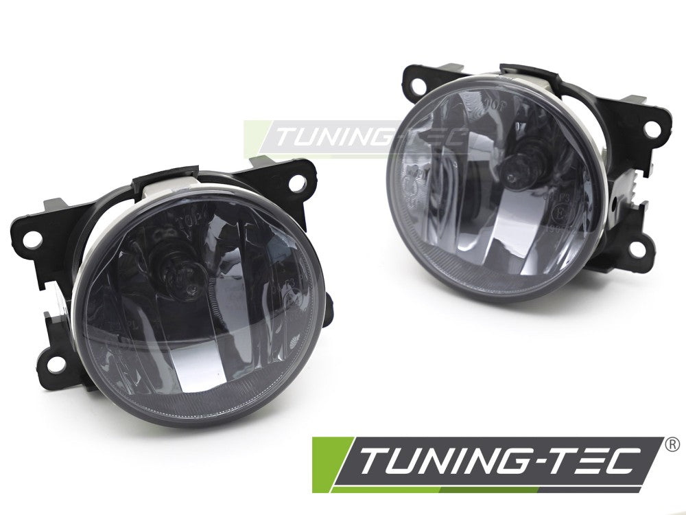 Feux antibrouillard fumés compatibles avec Peugeot 207 (09-12) / 208 (12-15) et Citroën C3 Picasso / C4 Cactus