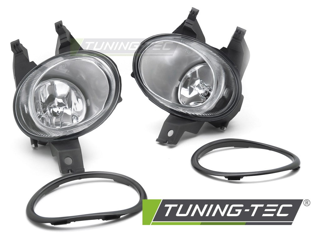 Feux antibrouillard transparents compatibles avec Peugeot 206 (1998-2007) / 206 CC (1998-2007)