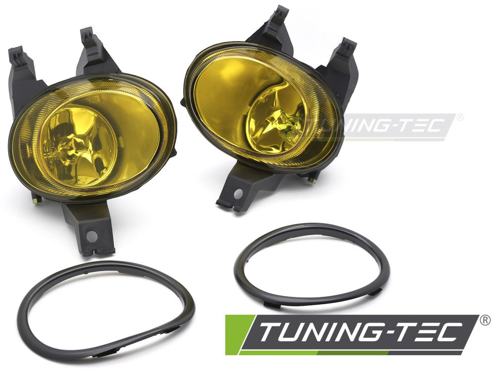 FEUX ANTIBROUILLARD JAUNES compatibles PEUGEOT 206 98-07 / 206 CC 98-07