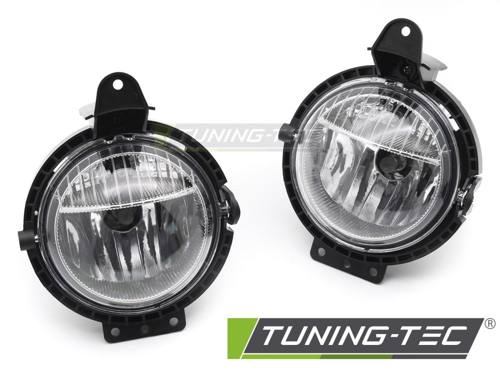 FEUX ANTIBROUILLARD AVEC FEUX DE JOUR TRANSPARENTS compatibles MINI COOPER R55 / R56 / R57 / R58 / R59