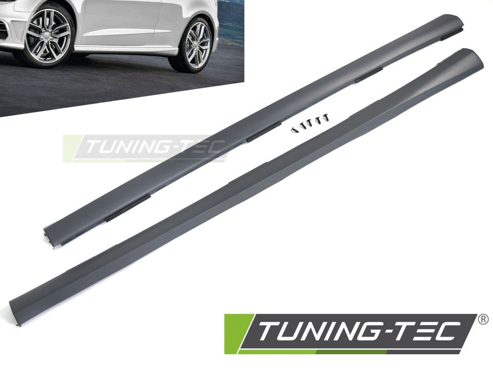 Bas de caisse sport style S compatibles avec Audi A3 8V 12-16