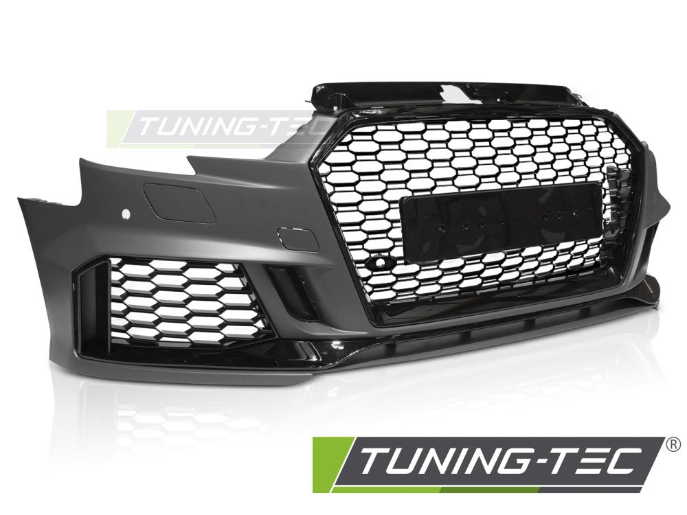 Pare-chocs avant sport avec capteur de position PDC compatible avec Audi A3 8V 17-20