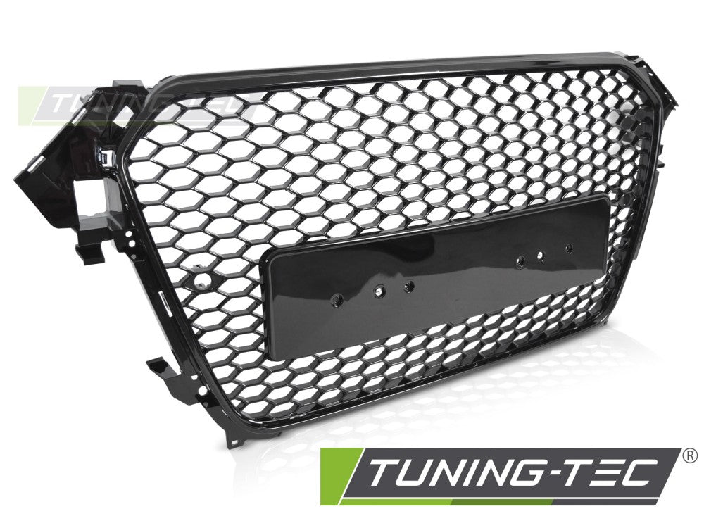 CALANDRE SPORT NOIR BRILLANT PDC compatible AUDI A4 B8 12-15