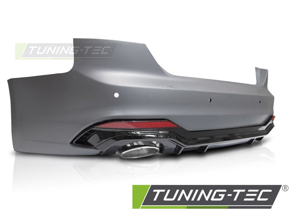 Pare-chocs arrière sport avec PDC compatible avec Audi A5 F5 16-18