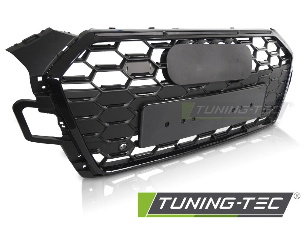 CALANDRE SPORT NOIR BRILLANT PDC compatible AUDI A5 F5 19-23