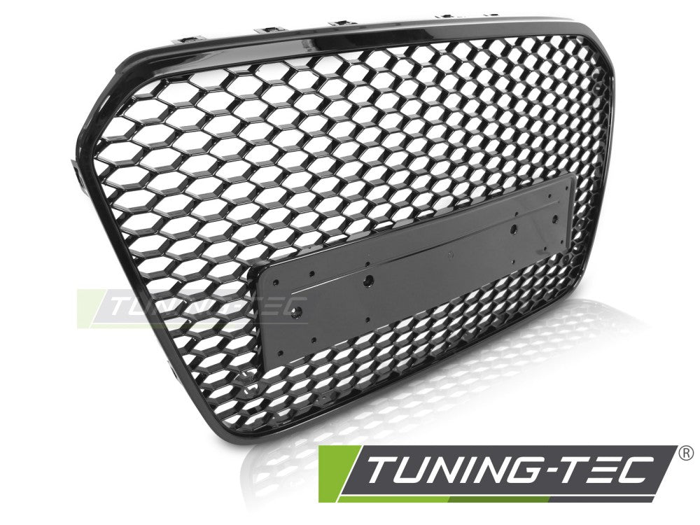 CALANDRE SPORT NOIR BRILLANT PDC compatible AUDI A6 C7 11-14