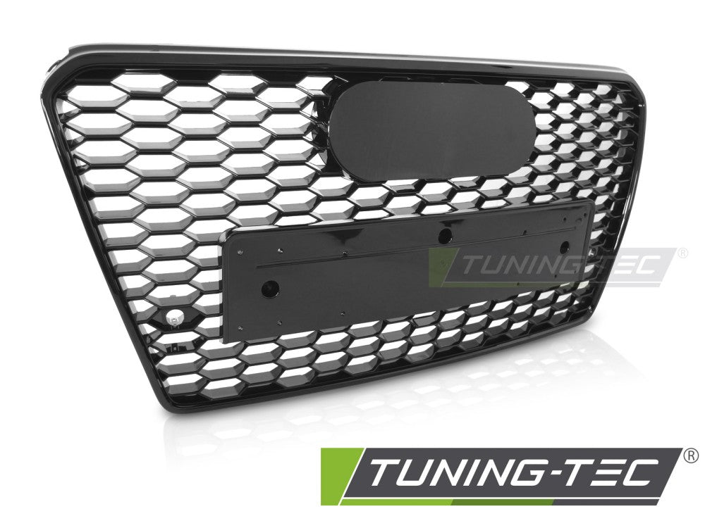 CALANDRE SPORT NOIR BRILLANT PDC compatible AUDI A7 C7 10-14