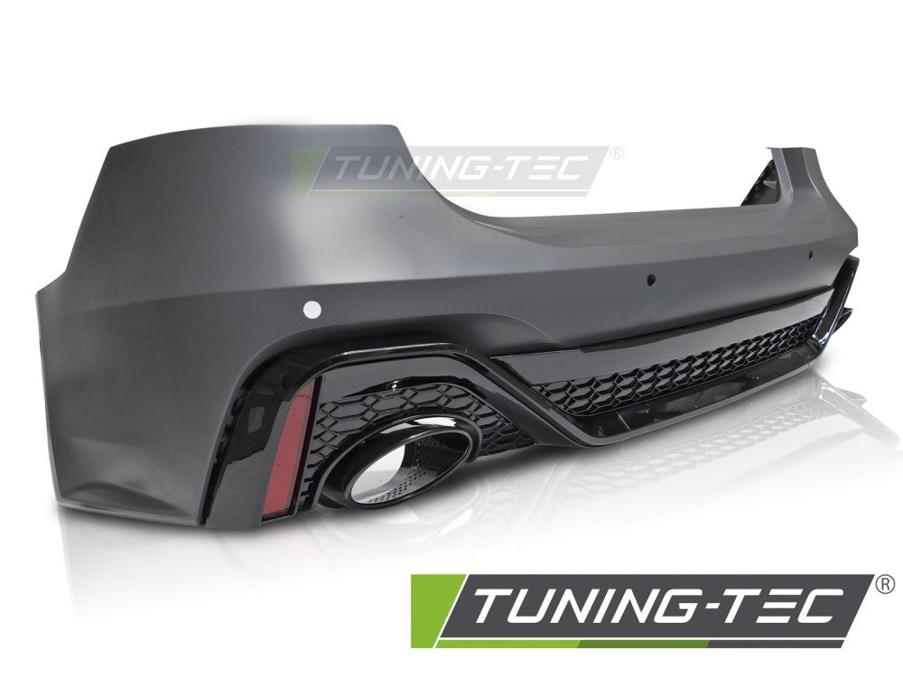 Pare-chocs arrière sport avec PDC compatible avec Audi A7 C8 18-23