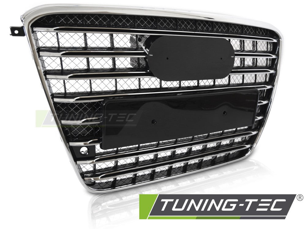 CALANDRE SPORT NOIRE CHROMÉE PDC compatible AUDI A8 D4 09-13
