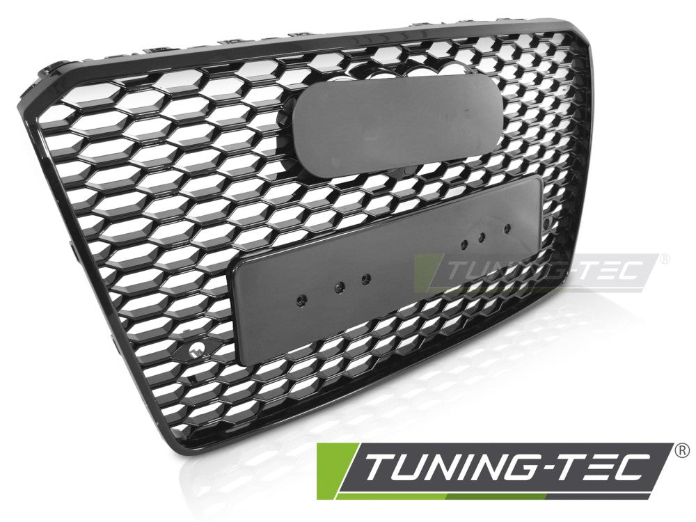 CALANDRE SPORT NOIR BRILLANT PDC compatible AUDI A8 D4 13-17