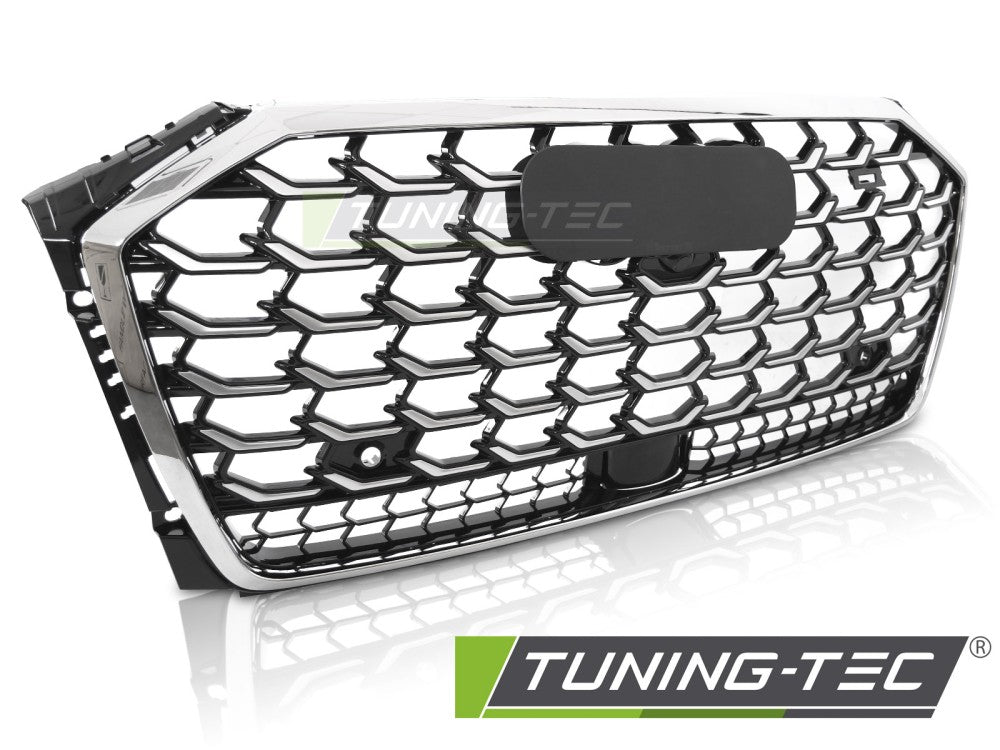 CALANDRE SPORT S STYLE NOIR CHROMÉ PDC compatible AUDI A8 D5 21-