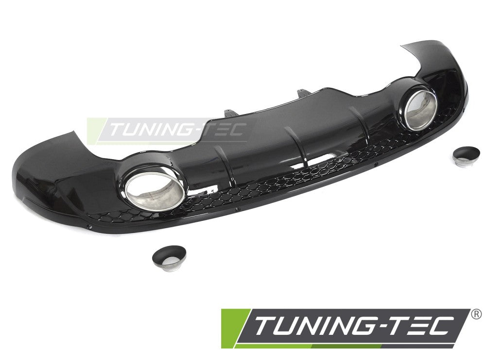 Diffuseur double sortie PDC noir brillant style sport compatible Audi Q5 8R 12-16