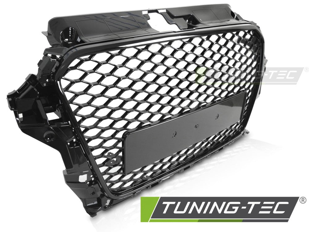 Calandre sport noir brillant PDC compatible Audi A3 8V 12-16