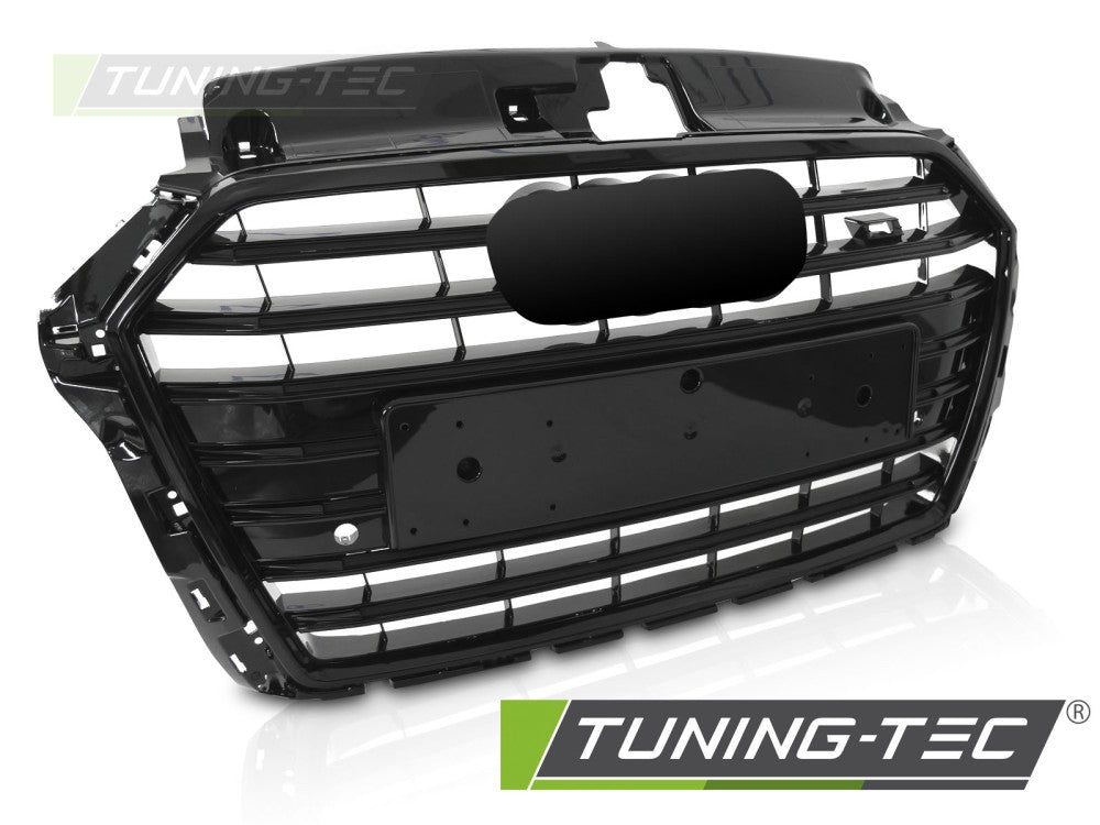 Calandre sport style S noir brillant PDC compatible Audi A3 8V 17-20