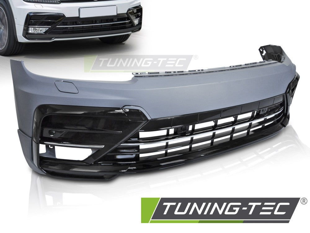 Pare-chocs avant style sport avec PDC compatible VW Tiguan II 15-20