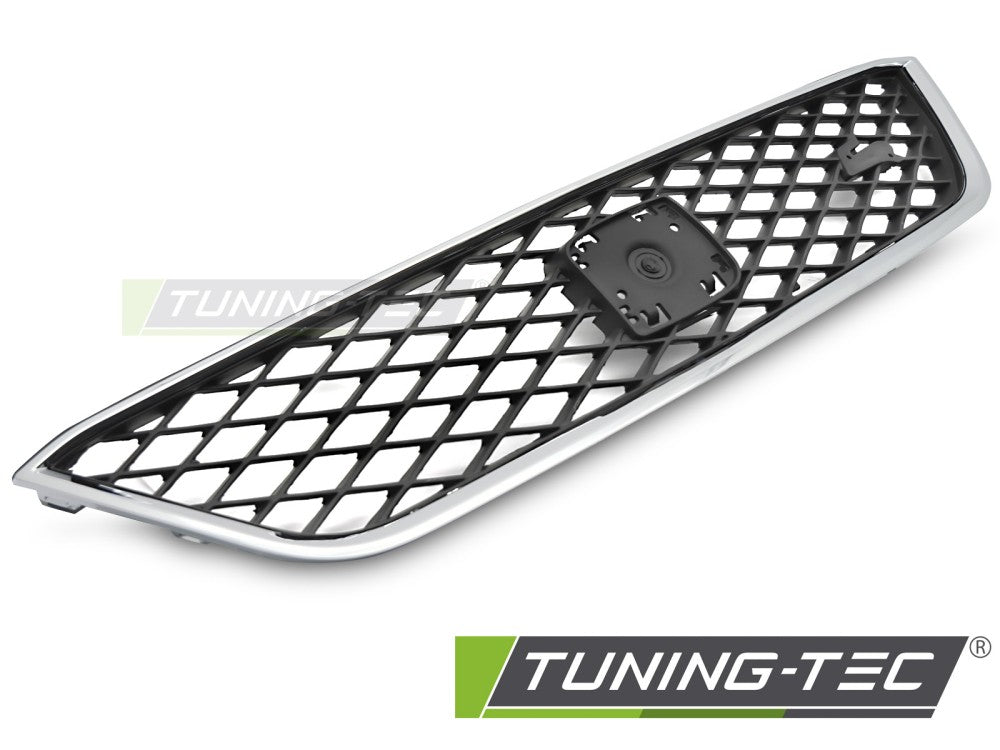 CALANDRE SPORT STYLE ARGENT NOIR compatible SEAT IBIZA IV 6J 12-17