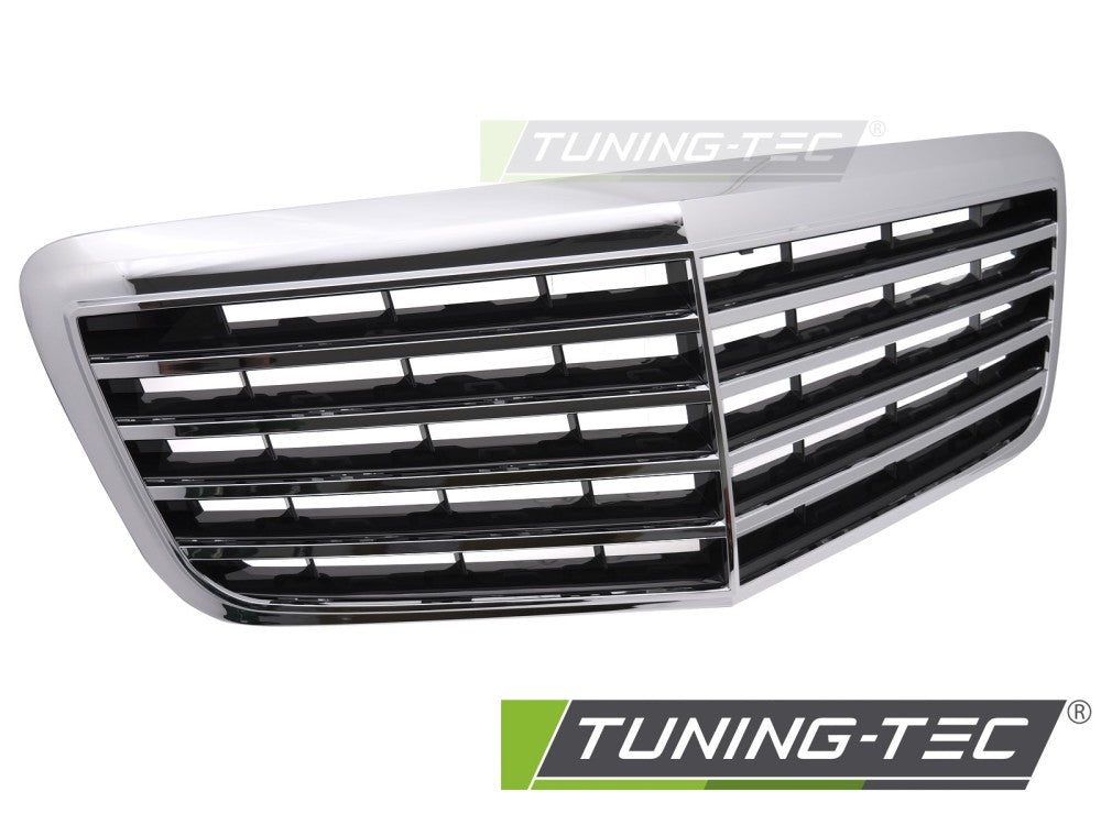 Calandre chromée noire compatible avec Mercedes W211 / S211 06-09
