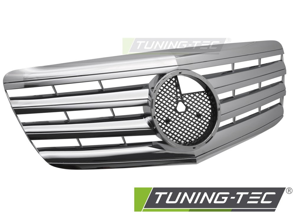 Calandre sport chromée compatible avec MERCEDES W211 / S211 06-09