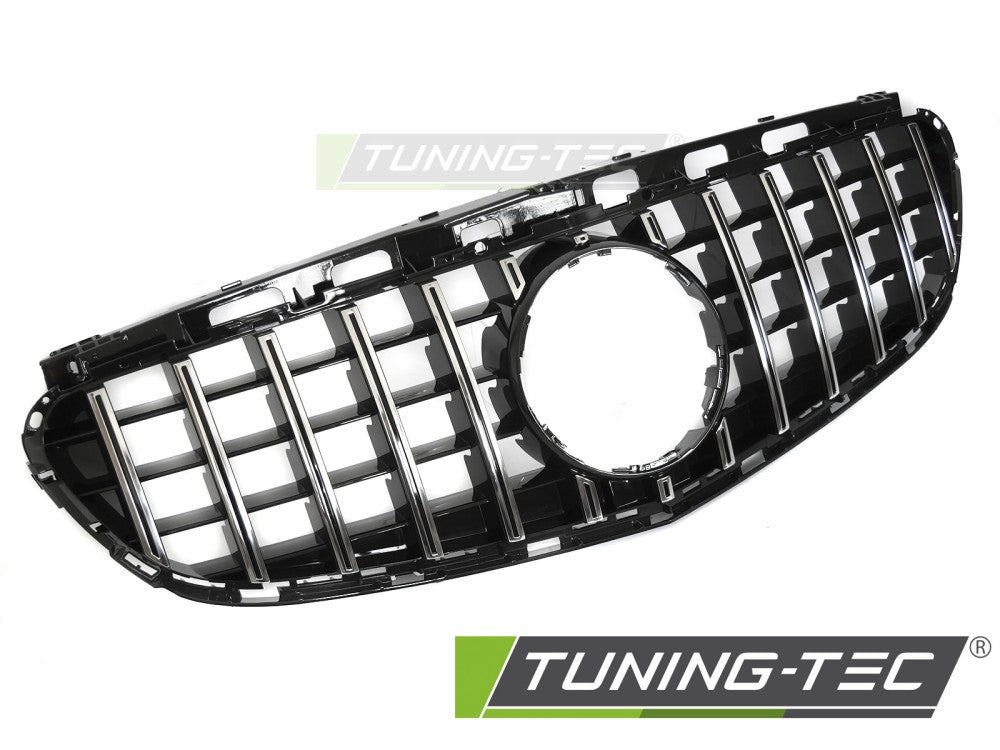 CALANDRE SPORT CHROMÉE NOIRE compatible MERCEDES W212 / S212 13-16