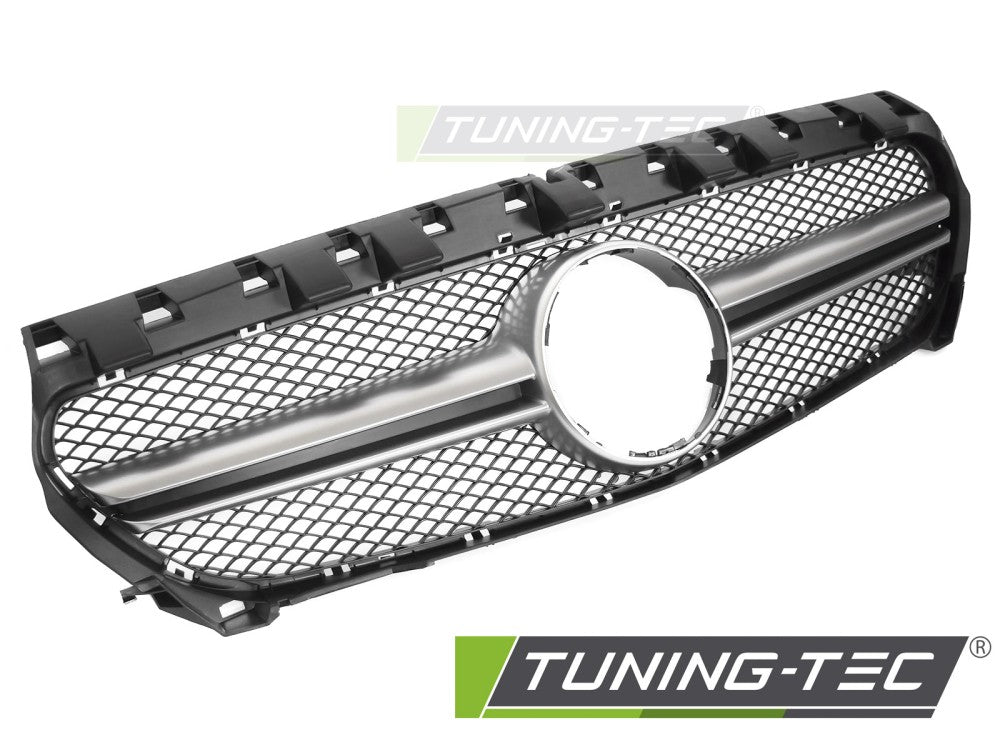 CALANDRE NOIRE ARGENTÉE compatible MERCEDES CLA W117 13-19