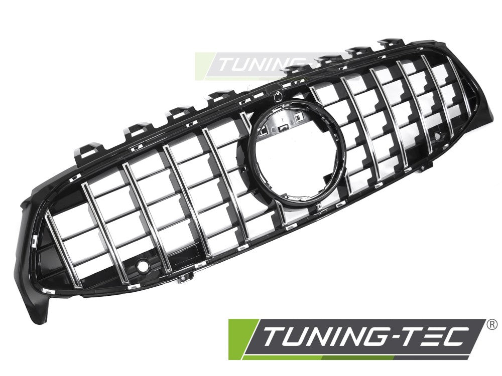CALANDRE SPORT NOIRE CHROMÉE compatible MERCEDES CLA W118 19-23