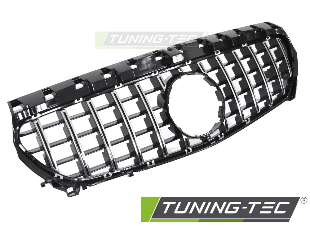 CALANDRE SPORT NOIRE CHROMÉE compatible MERCEDES CLA W117 13-19