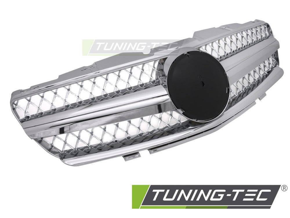 Calandre sport chromée compatible avec Mercedes SL R230 01-06